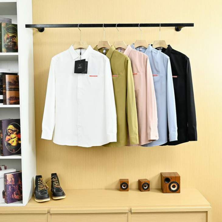 Picture of Prada Shirt Long _SKUPradaM-3XLfxtx8427037